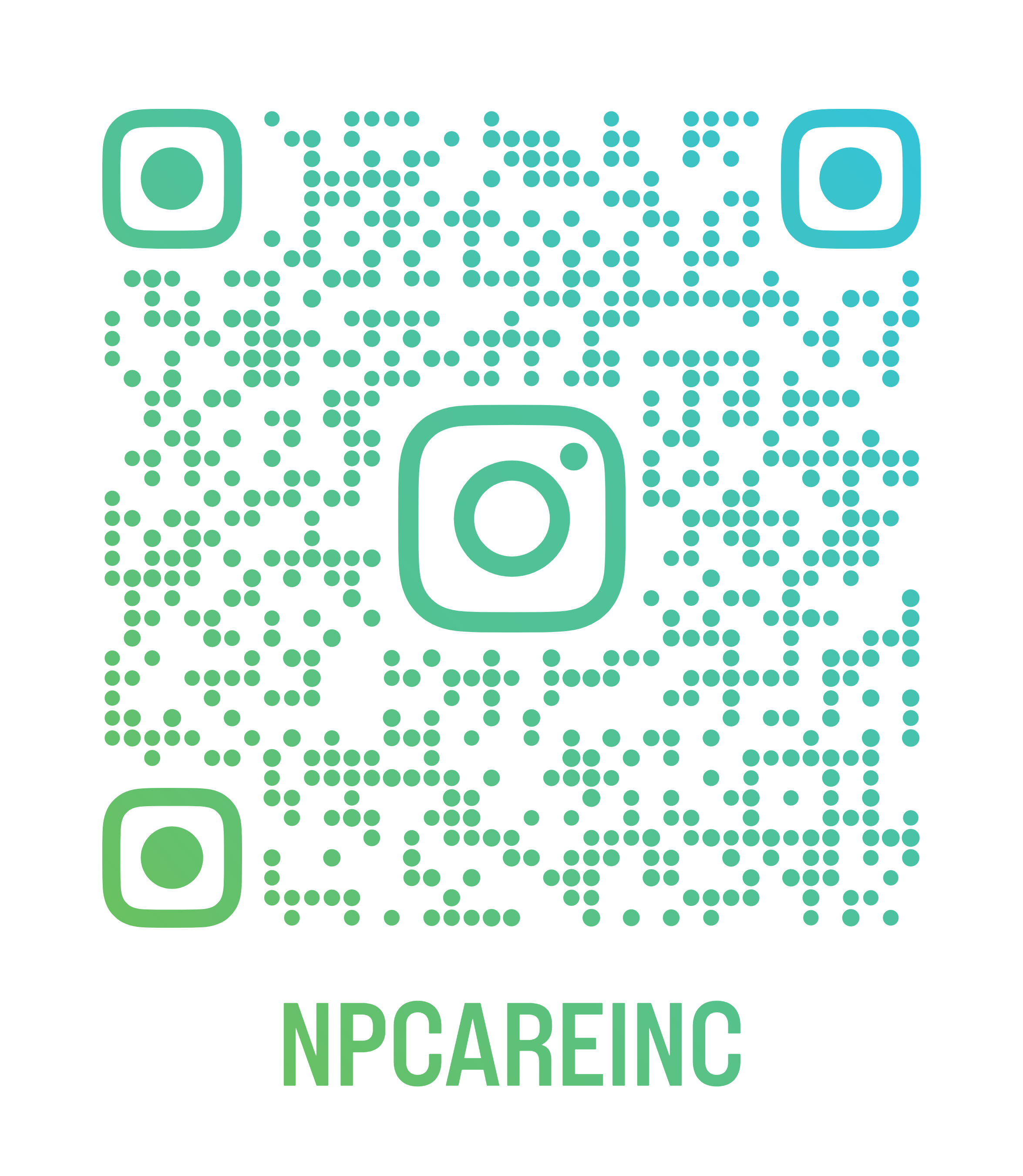 QR code — scan to follow NP Care Inc on Instagram